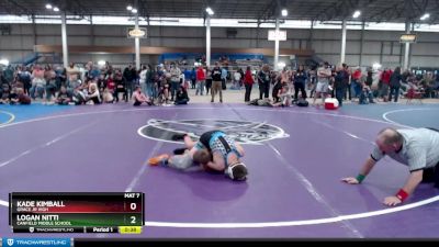 110 lbs Cons. Semi - Logan Nitti, Canfield Middle School vs Kade Kimball, Grace Jr High