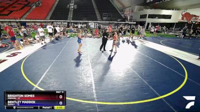 110 lbs Round 3 (8 Team) - Brighton Somes, Oregon vs Bentley Maddox, Idaho 1