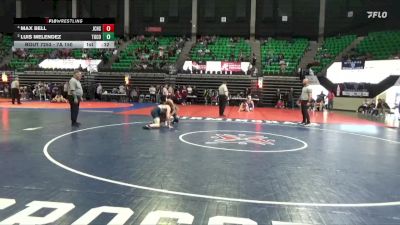 7A 150 lbs Cons. Semi - Max Bell, James Clemens HS vs Luis Melendez, Tuscaloosa County