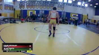 152 lbs Round 7 (8 Team) - Colby McColley, A`Dale vs Blake Watts, Alpha WC