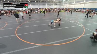 95 lbs Cons. Round 3 - Jonah Martinez, Unattached vs Braylen Stewart, Unattached
