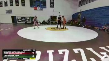 152 lbs Quarterfinal - Hunter Smith-Velarde, Lander Tiger Tough Wrestling vs Jaydon Walther, Green River Grapplers