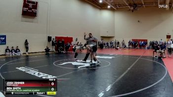 120 lbs Champ. Round 2 - Ben Smith, Cuyahoga Valley Christian Academy vs Josh Zimmer, Teays Valley