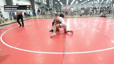 160 lbs Rr Rnd 3 - Jackson Bradley, Indiana Outlaws Black - HSB vs Jamison Devlin, Immortals Gold - HSB