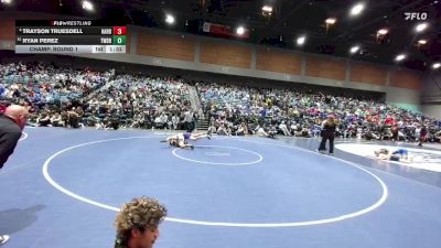 132 lbs Champ. Round 1 - Ryan Perez, Twelve Bridges vs Trayson Truesdell, Harrisburg