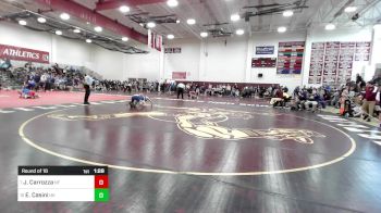 113 lbs Round Of 16 - Joe Carrozza, New Fairfield vs Ethan Casini, Haddam-Killingworth