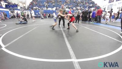 73 lbs Rr Rnd 2 - Jasper Barnett, Redskins Wrestling Club vs Jaxon Mounce, Choctaw Ironman Youth Wrestling