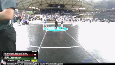 92 lbs Cons. Round 4 - Dean Carrington, Twin City Wrestling Club vs Guillermo Pio Saucedo, Inland Northwest Wrestling Training Center