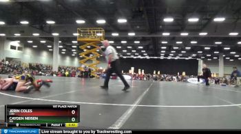 108 lbs 1st Place Match - Cayden Neisen, MN vs Jerin Coles, CAN