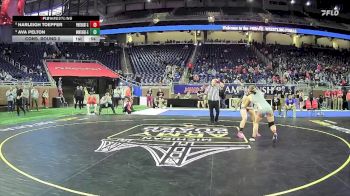 Girls-145 lbs Cons. Round 2 - Ava Pelton, Montague Hs Girls vs Harleigh Toepfer, Portage Northern Hs Girls