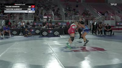 72 lbs Quarters - Elleni Johnson, Laker Wrestling Club vs Kaylynn Albrecht, USOPTC/ Titan Mercury Wrestling Club (TMWC)