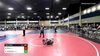 88 lbs Semifinal - Mikey Ruiz, Wesley WC vs Madden Skidmore, LAWC/Chaminade