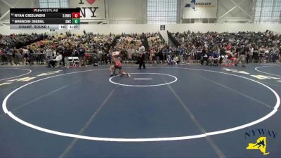 131 lbs Champ. Round 1 - Brendin Diebel, Gowanda Wrestling Club vs Ryan Cieslinski, Spencerport Jr Rangers Wrestling Club