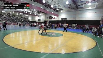 105 lbs Champ. Round 3 - Alyssa Prado, Mayfair vs Valentina Medina, Mater Dei