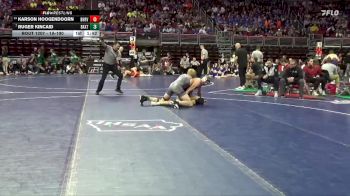 1A-190 lbs Champ. Round 2 - Ruger Kincaid, Baxter vs Karson Hoogendoorn, Boyden-Hull/Rock Valley