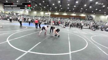 106 lbs Consolation - Kooper Monroe, Millard Eagles vs Nathaniel Anderson, Oroville Rattlers