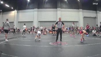 72 lbs Round 7 (8 Team) - Braydon Lopez, Takedown Elite vs Jace Korb, Rising Kingz