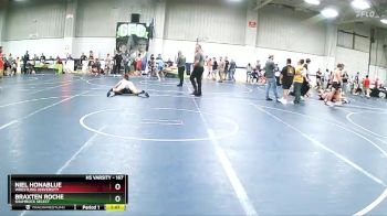 167 lbs Cons. Round 6 - Niel Honablue, Wrestling University vs Braxten Roche, Shamrock Select