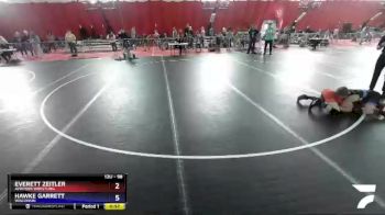 98 lbs Cons. Semi - Everett Zeitler, Aviators Wrestling vs Hawke Garrett, Wisconsin