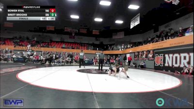 67 lbs Final - Bowen Ryal, Tuttle Wrestling Club vs Brett Brooks, Shelton Wrestling Academy