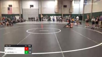 96 lbs Prelims - Robinson LaDeaux, Valentine Wrestling Club vs Christian Lemburg, GI Grapplers Purple