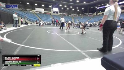 96 lbs Round 5 (10 Team) - Bajon Gunter, Prodigy NDT vs Sedrick Ellis Jr., Kansas Warriors 2