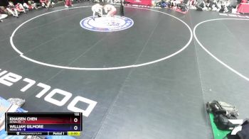 132 lbs Round 4 (16 Team) - Khaisen Chen, OCWA-FR vs William Gilmore, MDWA-FR