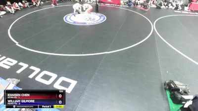 132 lbs Round 4 (16 Team) - Khaisen Chen, OCWA-FR vs William Gilmore, MDWA-FR