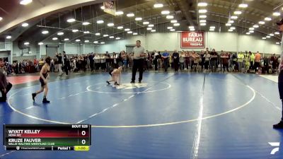 70 lbs Champ. Round 2 - Wyatt Kelley, Nova WC vs Kruze Fauver, Willie Walters Wrestling Club