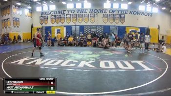 157 lbs Quarters & Wb (16 Team) - LEO TIANNOI, Bandits WC vs Matt Archambault, Cowboys WC