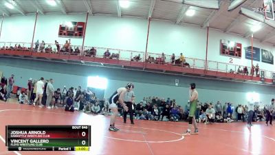 150 lbs Cons. Round 2 - Vincent Gallero, Floyd Wrestling Club vs Joshua Arnold, Hawkstyle Wrestling Club