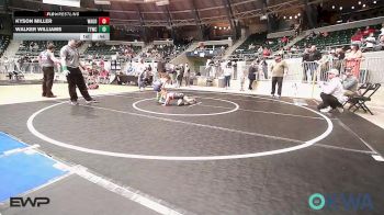 43 lbs 3rd Place - Kyson Miller, Wagoner Takedown Club vs Walker Williams, Team Tulsa Wrestling Club
