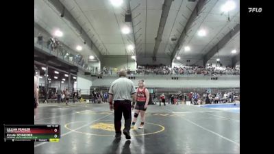 145 lbs Quarterfinal - Lillian Peavler, Macon Youth Wrestling vs Elijah Schneider, Palmyra Youth Wrestling Club