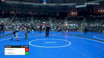 98 lbs Consolation - Angelina Carrillo, New Mexico Supreme vs Devin Jansing, Standfast