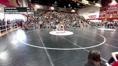 144 lbs Champ. Round 2 - Colten Bitton, Rocky Mountain vs William Wood, Cody