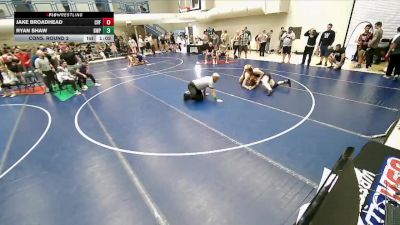 165 lbs Cons. Round 2 - Jake Broadhead, Canyon View Falcons vs Ryan Shaw, Riverton Wolf Pack