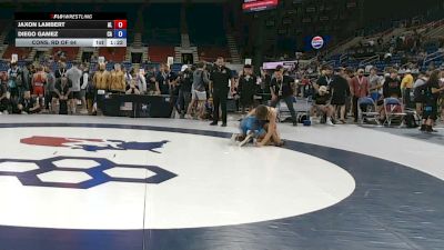 120 lbs Cons. Rd Of 64 - Jaxon Lambert, Alabama vs Diego Gamez, California