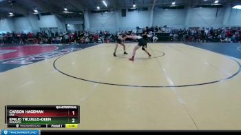 144 lbs Quarterfinal - Carson Hageman, Erie vs Emilio Trujillo-Deen, Monarch