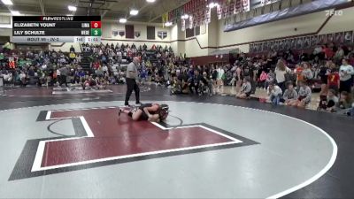 JV-2 lbs Semifinal - Lily Schulte, West Delaware vs Elizabeth Yount, Linn-Mar