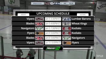 Replay: Home - 2025 Vipers vs Lumber Barons | Jan 4 @ 6 PM