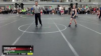 96 lbs Round 2 (4 Team) - Porter Adams, Mat Warriors vs Mason Lutek, Revival