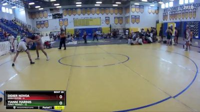 144 lbs Placement (16 Team) - Didier Novoa, Eagle Empire vs Yianni Marinis, Funky Monkey