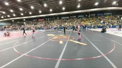 130 lbs Quarterfinal - Aliya Merriam, Boone Wresting Club vs Alycia Stainbrook, American Outlaws Wrestling