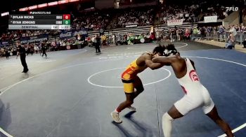 D 2 144 lbs Semifinal - Dylan Ricks, Brusly vs Ryan Jenkins, Comeaux