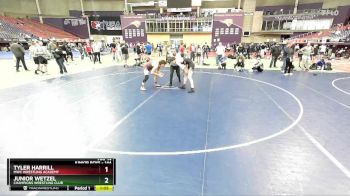 144 lbs Champ. Round 3 - Junior Wetzel, Champions Wrestling Club vs Tyler Harrill, MWC Wrestling Academy
