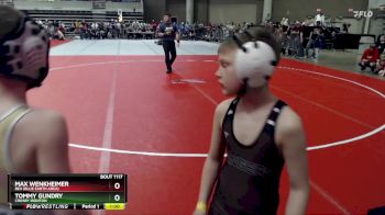 75 lbs Champ. Round 1 - Max Wenkheimer, BEA (Blue Earth Area) vs Tommy Gundry, Crosby Ironton