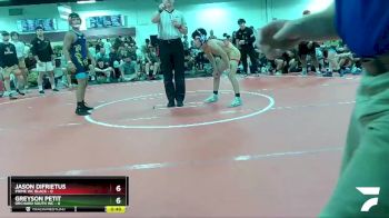 113 lbs Finals (2 Team) - Greyson Petit, Orchard South WC vs Jason Difrietus, Prime WC Black