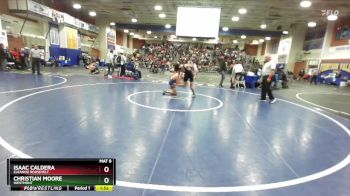 126 lbs Champ. Round 1 - Isaac Caldera, Eleanor Roosevelt vs Christian Moore, Westmont