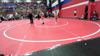 51 lbs Quarterfinal - Maci Myers, Pawhuska Elks Takedown vs Shelby Ridge, Sperry Wrestling Club