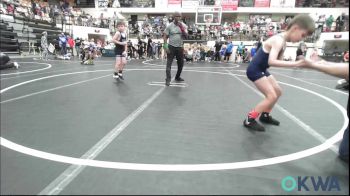 55-58 lbs Quarterfinal - Lincoln Hayes, Carl Albert vs Maxen LaFever, Newcastle Youth Wrestling